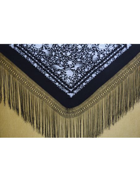 Mantón mano seda 140cm