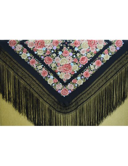 Mantón mano seda 140cm