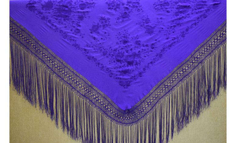 Mantón mano seda 140cm