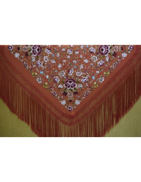 Mantón mano seda 140cm