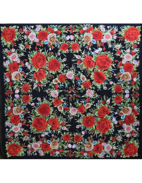 Mantón mano seda 140cm