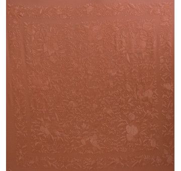 Mantón mano seda 140cm 2