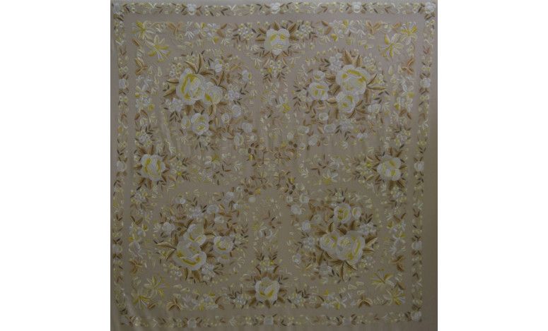 Mantón mano seda 140cm