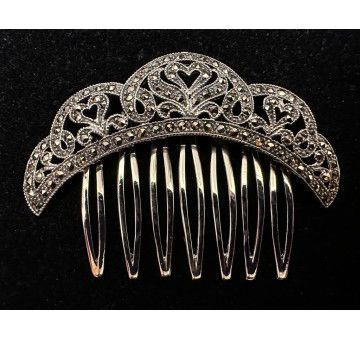 Peinecillo plata marcasitas