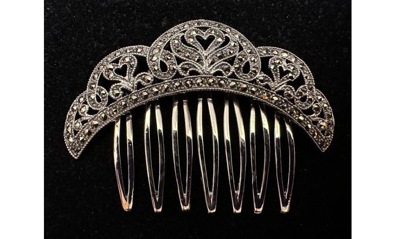 Peinecillo plata marcasitas