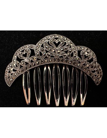 Peinecillo plata marcasitas