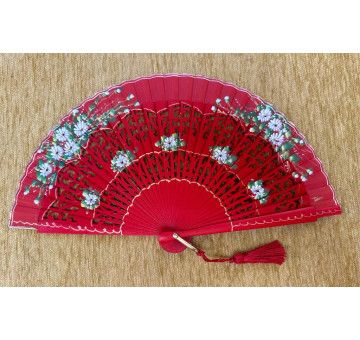 Abanico bolso flores