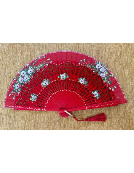 Abanico bolso flores