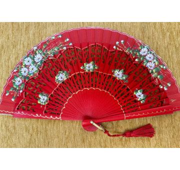 Abanico bolso flores 2