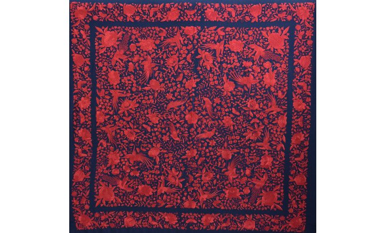 Mantón mano seda 140cm