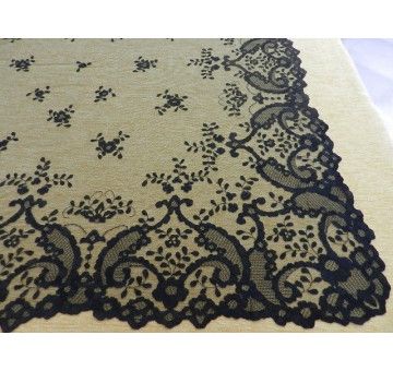 Mantilla bordada a mano en seda 120*240 2