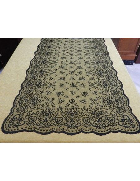 Mantilla bordada a mano en seda 120*240