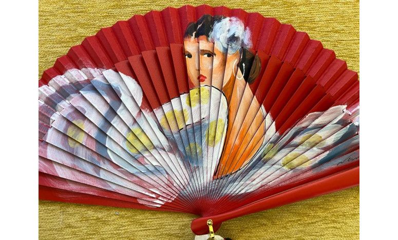 Abanico flamenca