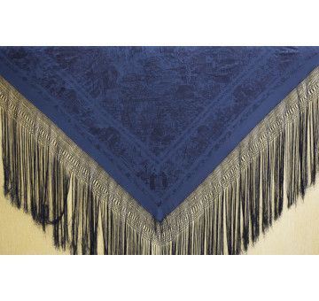 Mantón mano seda 130cm
