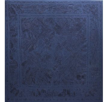 Mantón mano seda 130cm 2