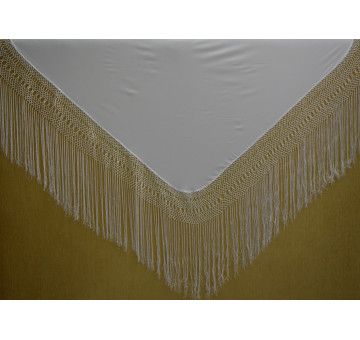 Mantón liso seda 140cm 2