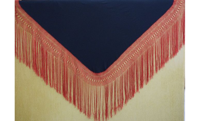 Mantón liso seda 140cm