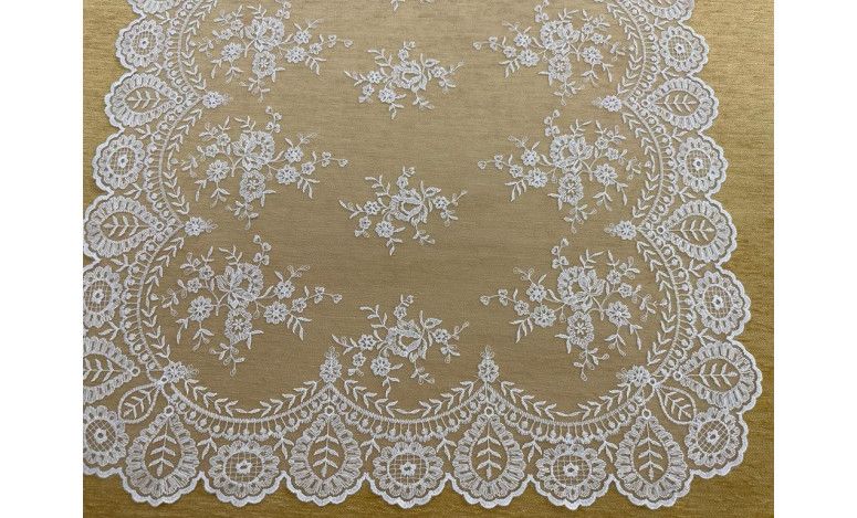Mantilla máquina niña 65*185
