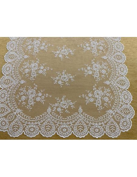 Mantilla máquina niña 65*185