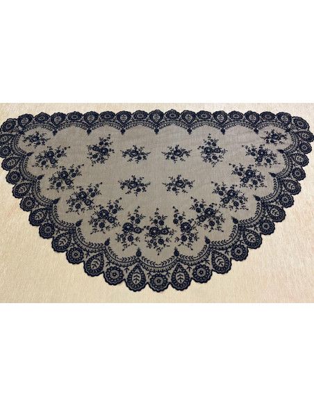 Mantilla media luna 80*145