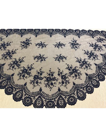 Mantilla media luna 80*145