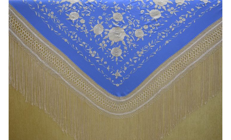 Mantón mano seda 140cm