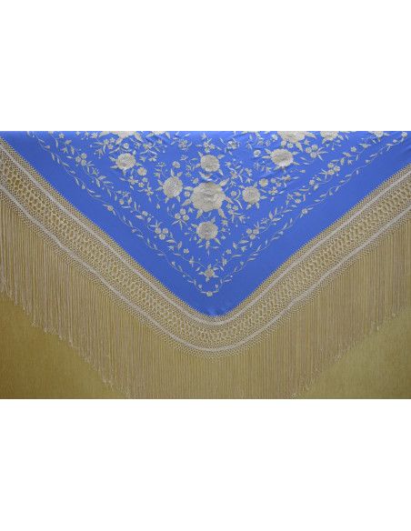 Mantón mano seda 140cm