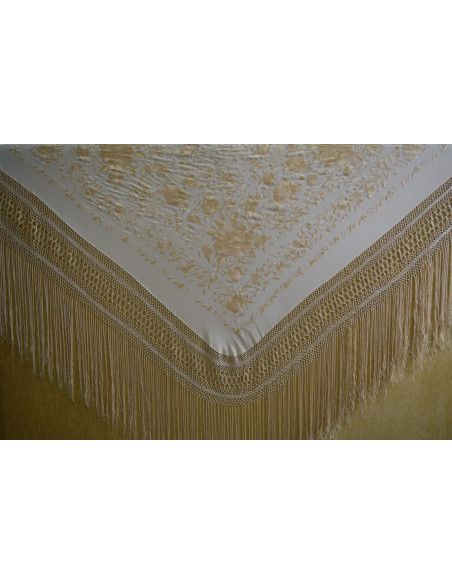 Mantón mano seda 140cm