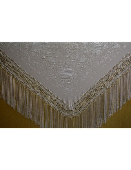 Mantón mano seda 140cm