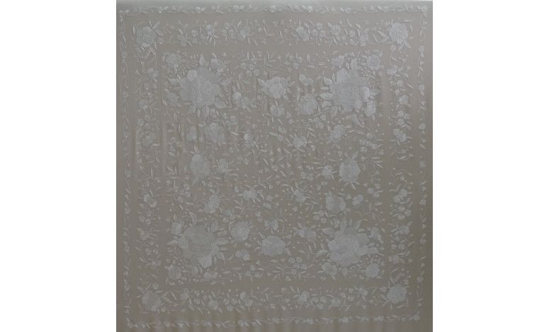 Mantón mano seda 140cm