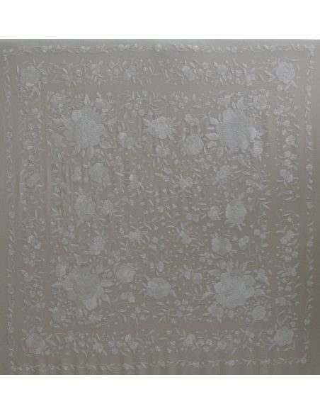 Mantón mano seda 140cm