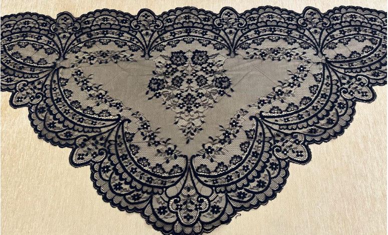 Mantilla máquina triangular 120*60