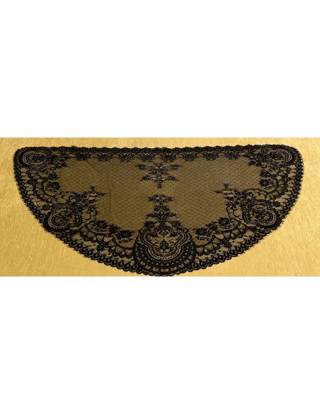 Mantilla máquina media luna