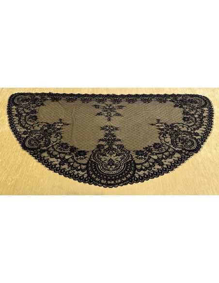 Mantilla máquina media luna