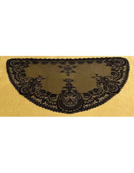 Mantilla máquina media luna