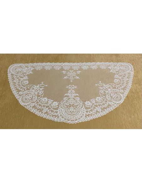Mantilla máquina media luna