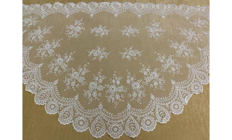 Mantilla media luna 80*145