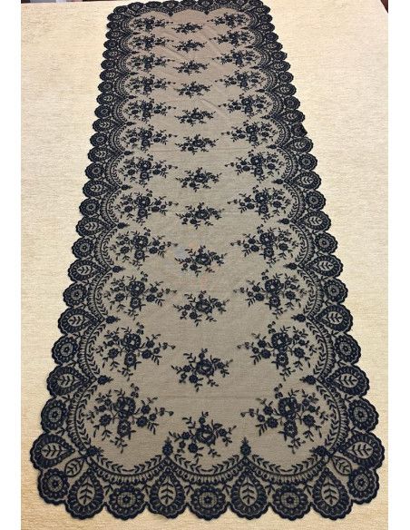 Mantilla máquina niña 65*185
