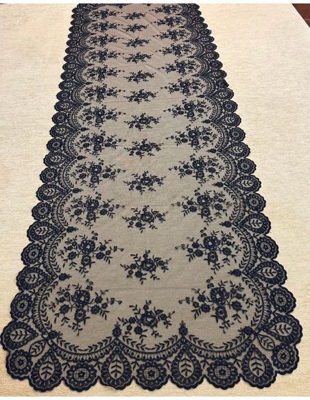 Mantilla máquina niña 65*185