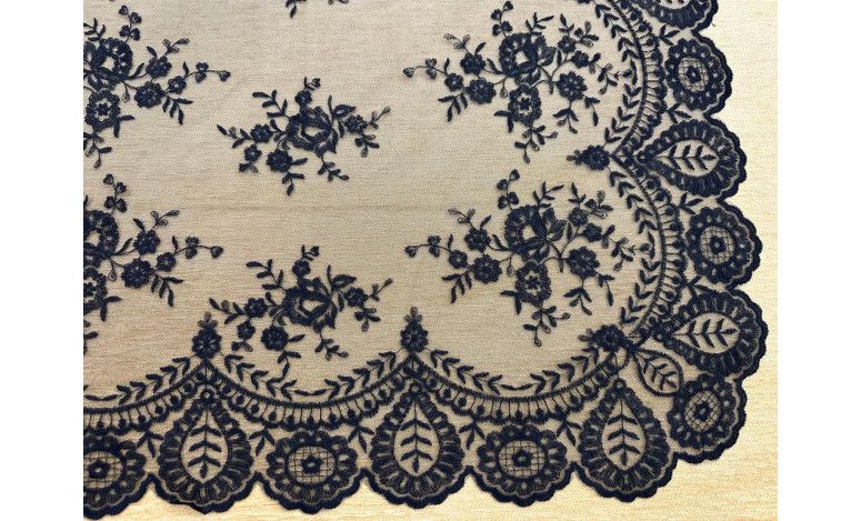 Mantilla máquina niña 65*185