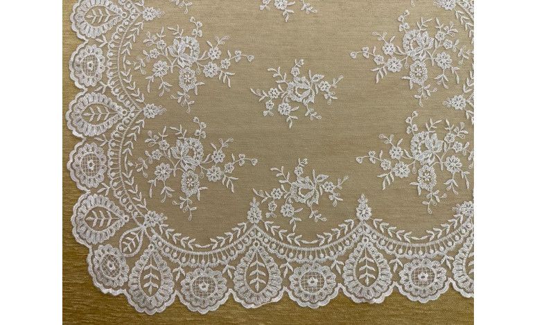 Mantilla máquina niña 65*185