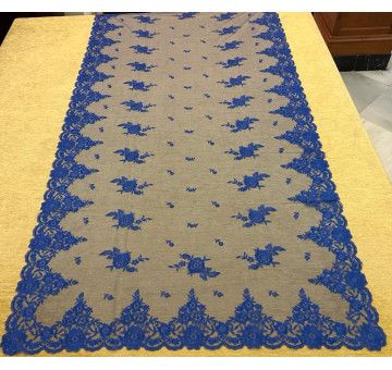 Mantilla máquina azul 100*220 2