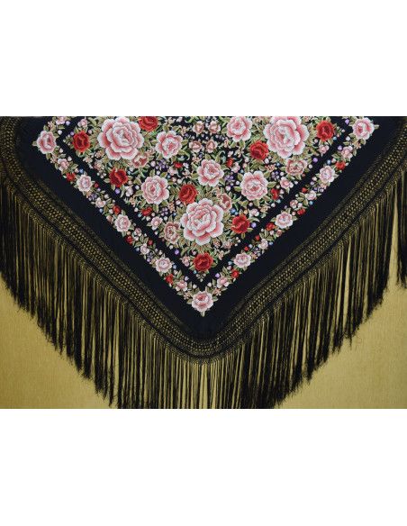 Mantón mano seda 140cm