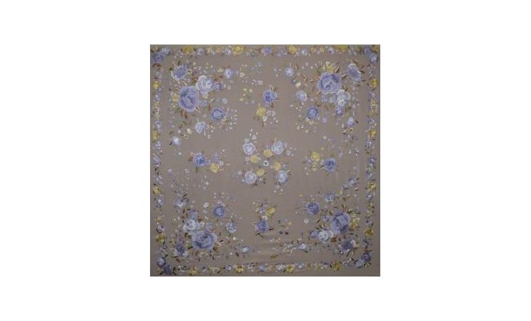Mantón mano seda 140cm