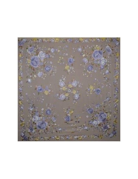 Mantón mano seda 140cm