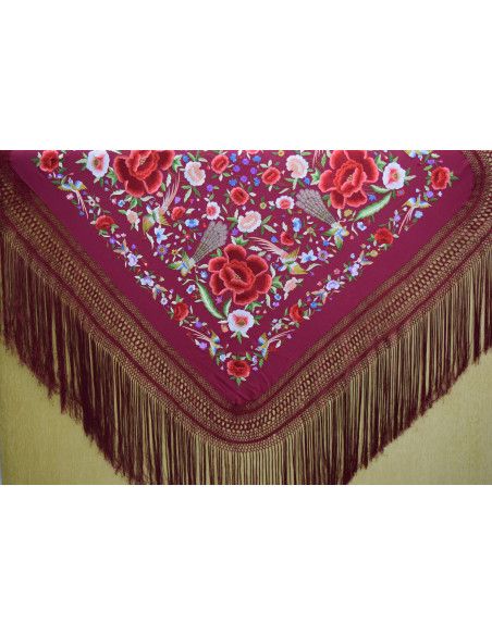 Mantón mano seda 140cm