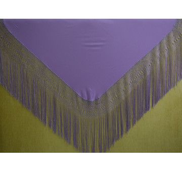 Mantón liso seda 140cm 2