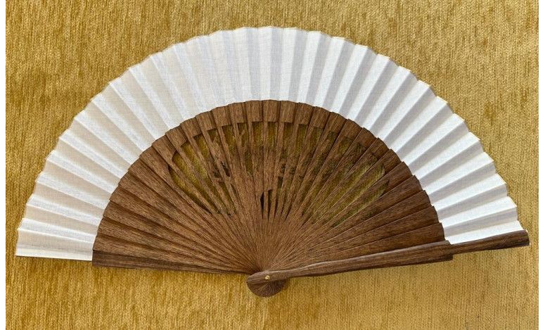 Abanico liso "lo que el viento se llevo"