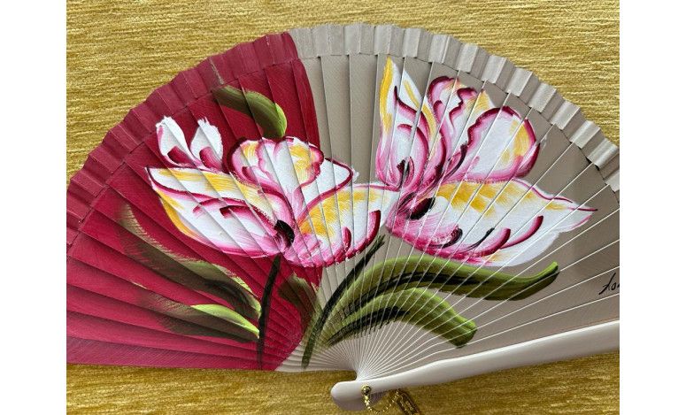 Abanico flores