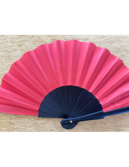 Abanico bolso negro-rojo